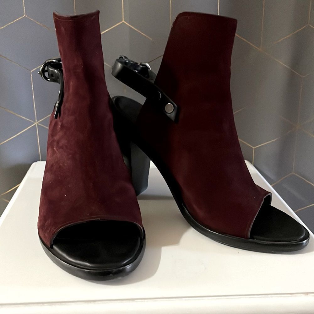 Rag & Bone Suede Wyatt Bootie Open Toe Sandals - image 1